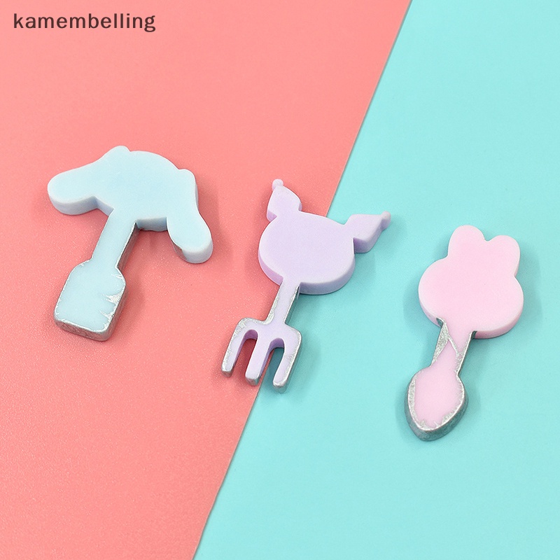 Set 10 Muỗng Nĩa Hoạt Hình Trang Trí Nhà Búp Bê