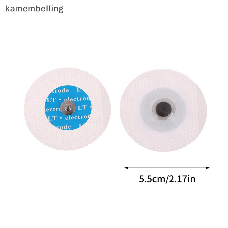 Kamembelling Bộ 50 Miếng Dán Điện Cực ECG Bằng Vải Không Dệt Sử Dụng Một Lần