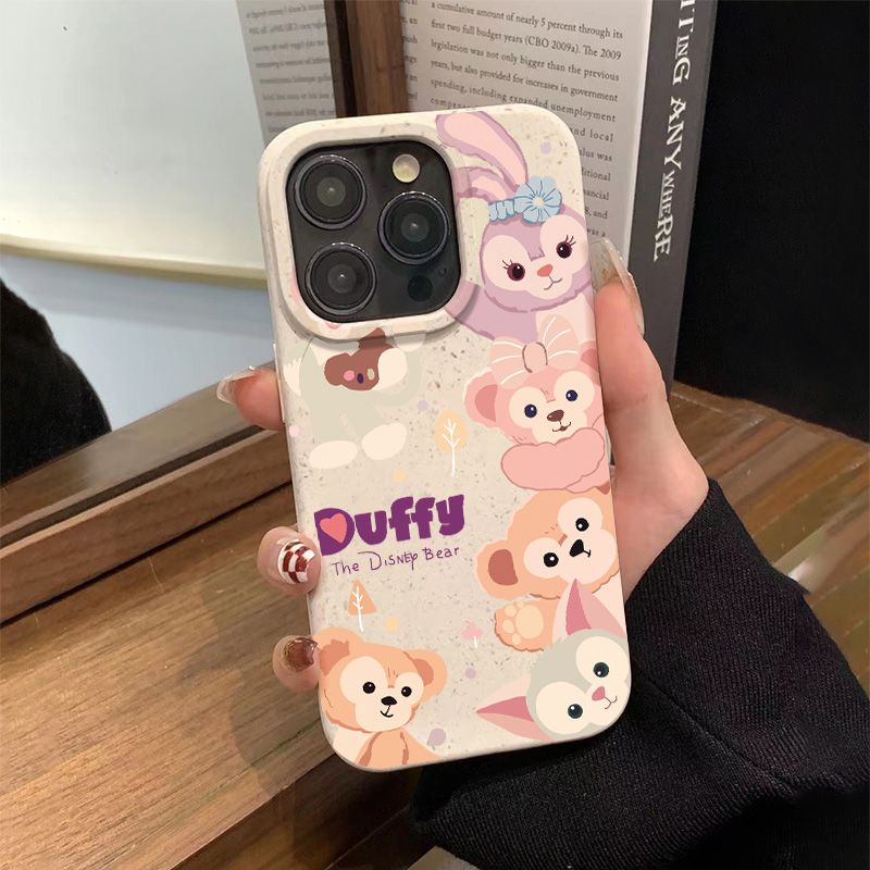 Ốp Điện Thoại Dẻo Họa Tiết Gia Đình Duffy Dễ Thương Chống Sốc Cho iPhone12137ins 14pro 8p11 A263