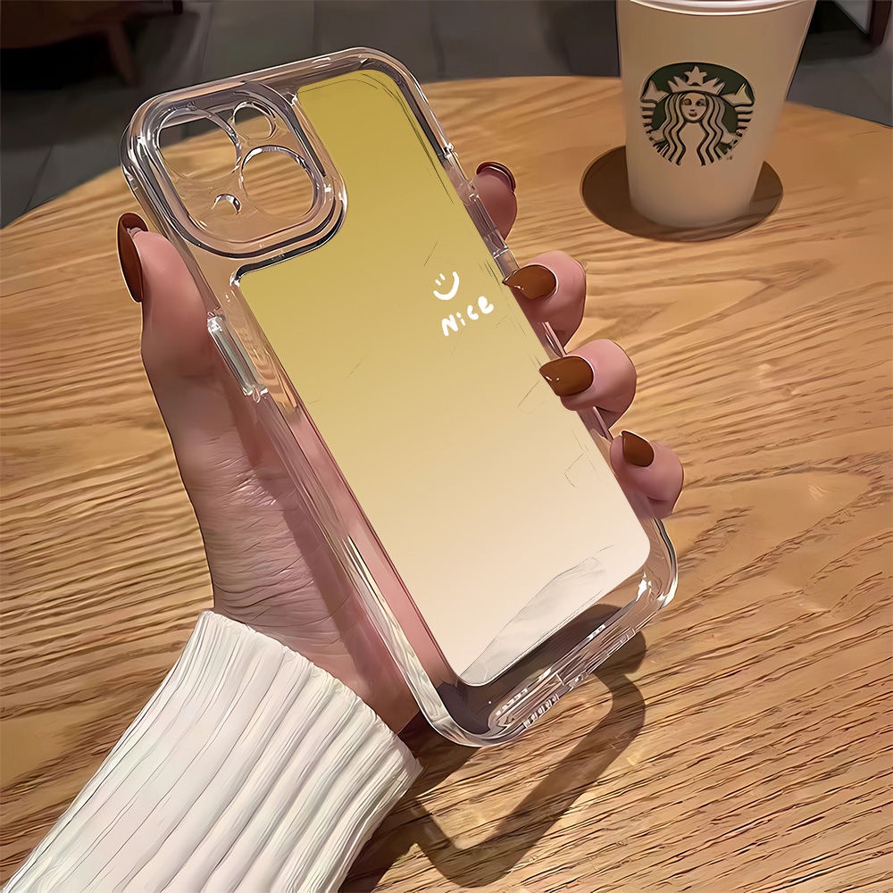 Ốp Điện Thoại Mềm Chống Sốc Màu Gradient Cho Apple iPhone14Promax8p12713 11 3ZZI