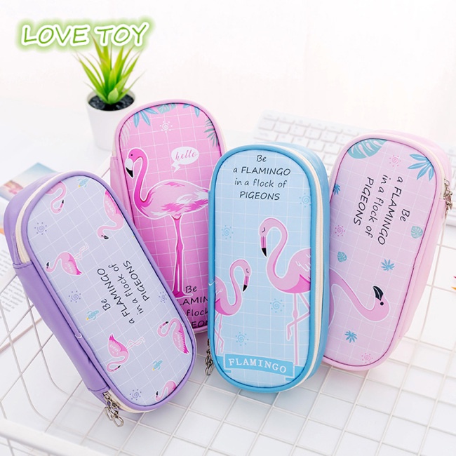 Túi Đựng Bút Chì Đa Năng Sức Chứa Lớn In Họa Tiết Hoạt Hình Nkodok Cho Văn Phòng Phẩm