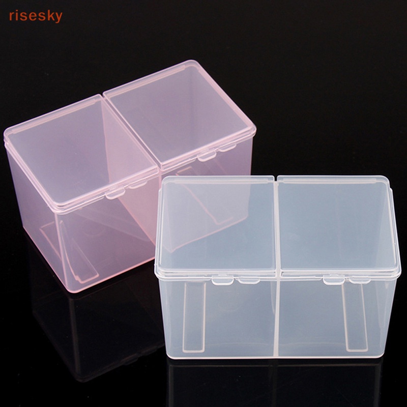 [risesky] Hộp Đựng Bông Tẩy Trang / Bông Tẩy Trang / Làm Móng Cầm Tay