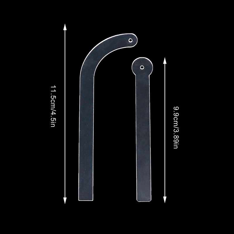 Set 1 / 5 Giá Đỡ Trưng Bày Bông Tai Bằng Acrylic Trong Suốt