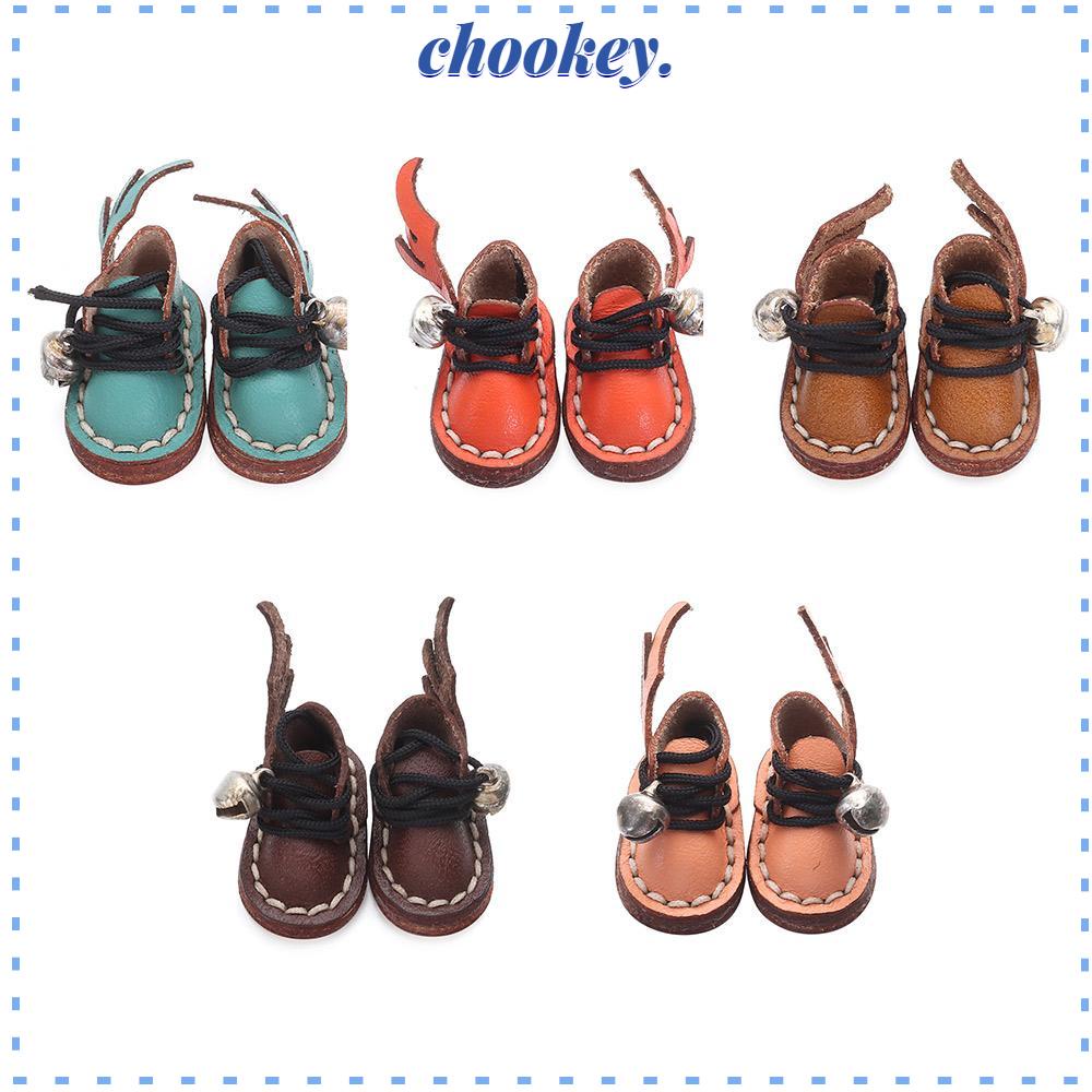 CHOOKEY Giày Búp Bê Da Bò Handmade 5 Màu Dễ Thương Xinh Xắn