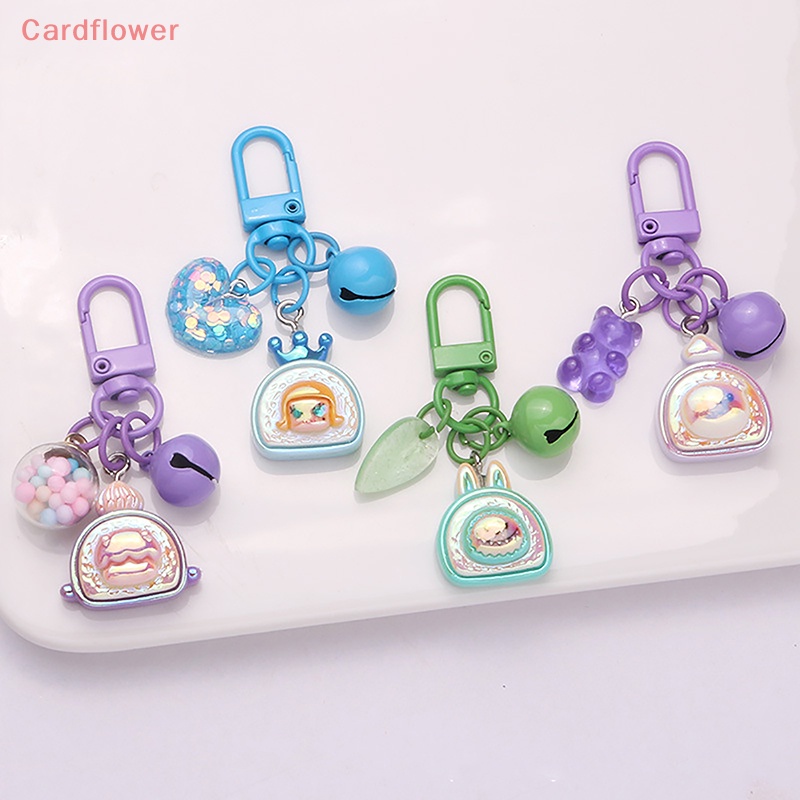 Móc Khóa Hình Que Kem Và Thỏ Mini Dễ Thương