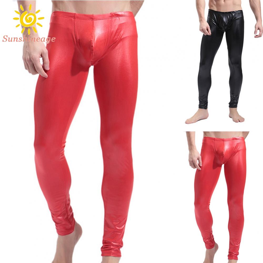 Quần Da Bóng Quyến Rũ Cá Tính Cho Nam Biểu Diễn Sân Khấu