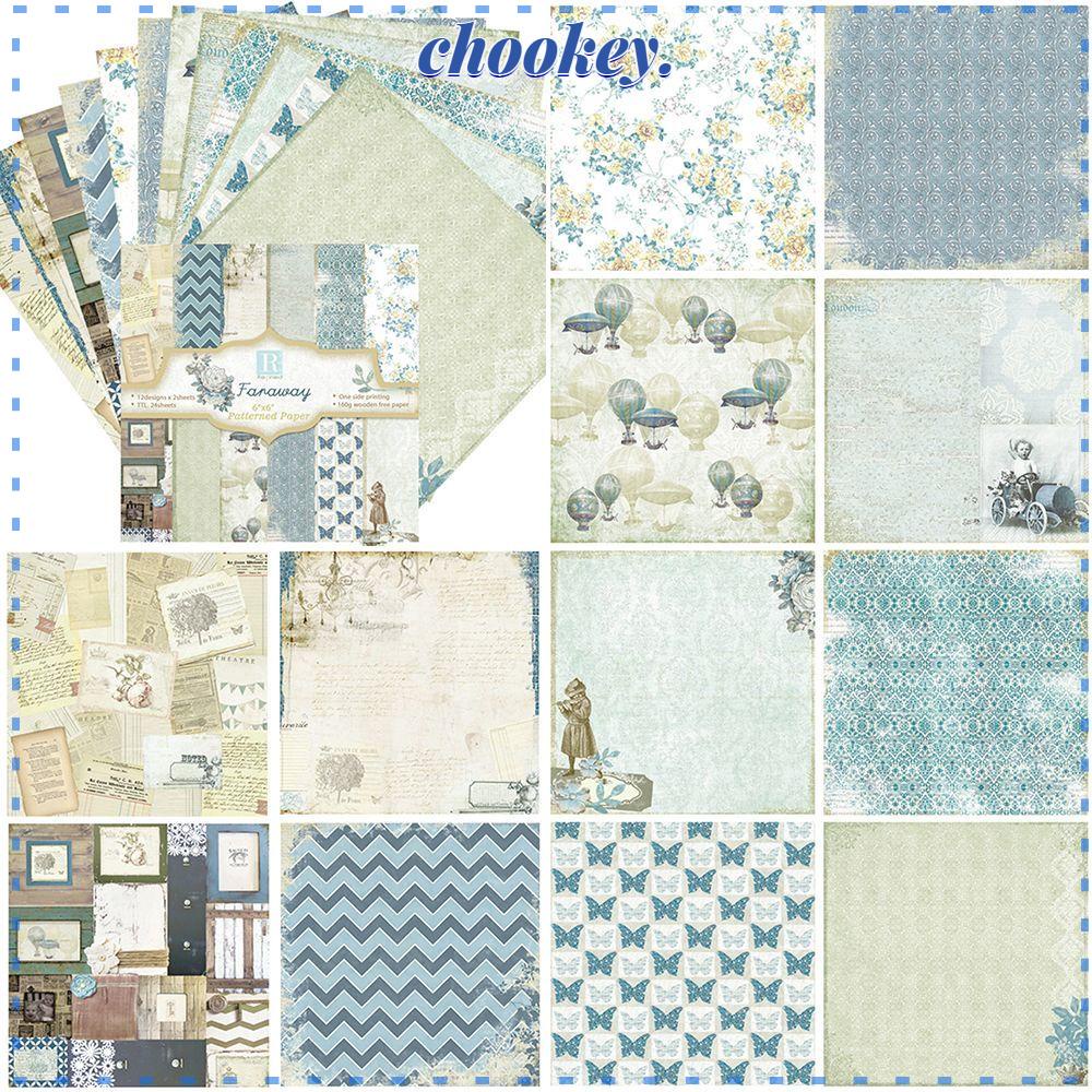 Bộ 24 Khuôn Cắt Giấy Trang Trí Phong Cách Vintage