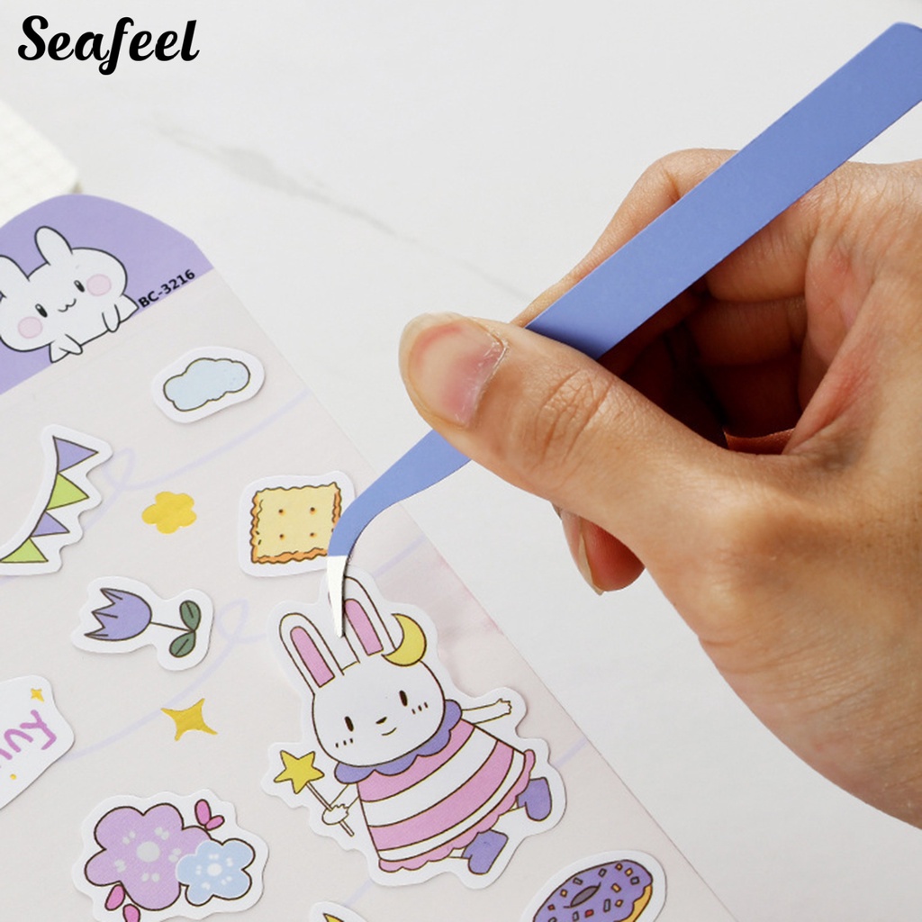 Set 2 Nhíp Kim Loại Uốn Cong Làm Móng Đa Năng DIY