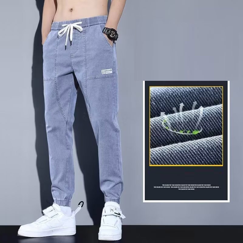 Quần Jean Dài Dáng Rộng Đơn Giản Chất Lượng Cao Cho Nam