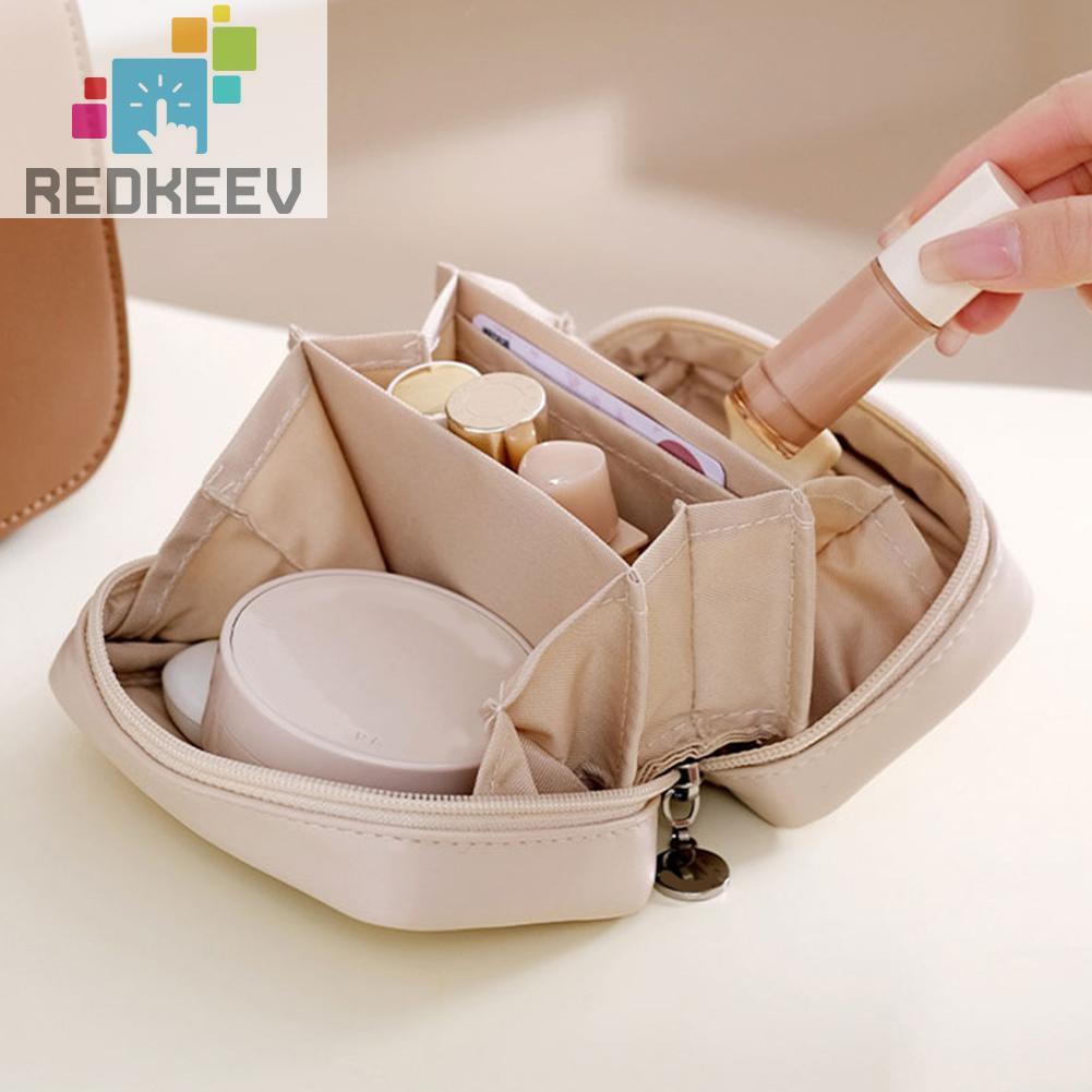 Túi Da PU Đựng Mỹ Phẩm Sức Chứa Lớn Tiện Dụng Cho Nữ