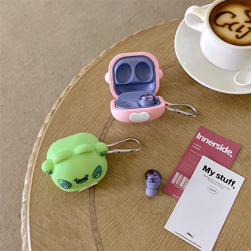 For Samsung Galaxy Buds2 Pro / Buds 2 / Buds Pro / Buds Live Case Protective Cat Cute Cartoon Covers Bluetooth Earphone Shell Headphone Portable