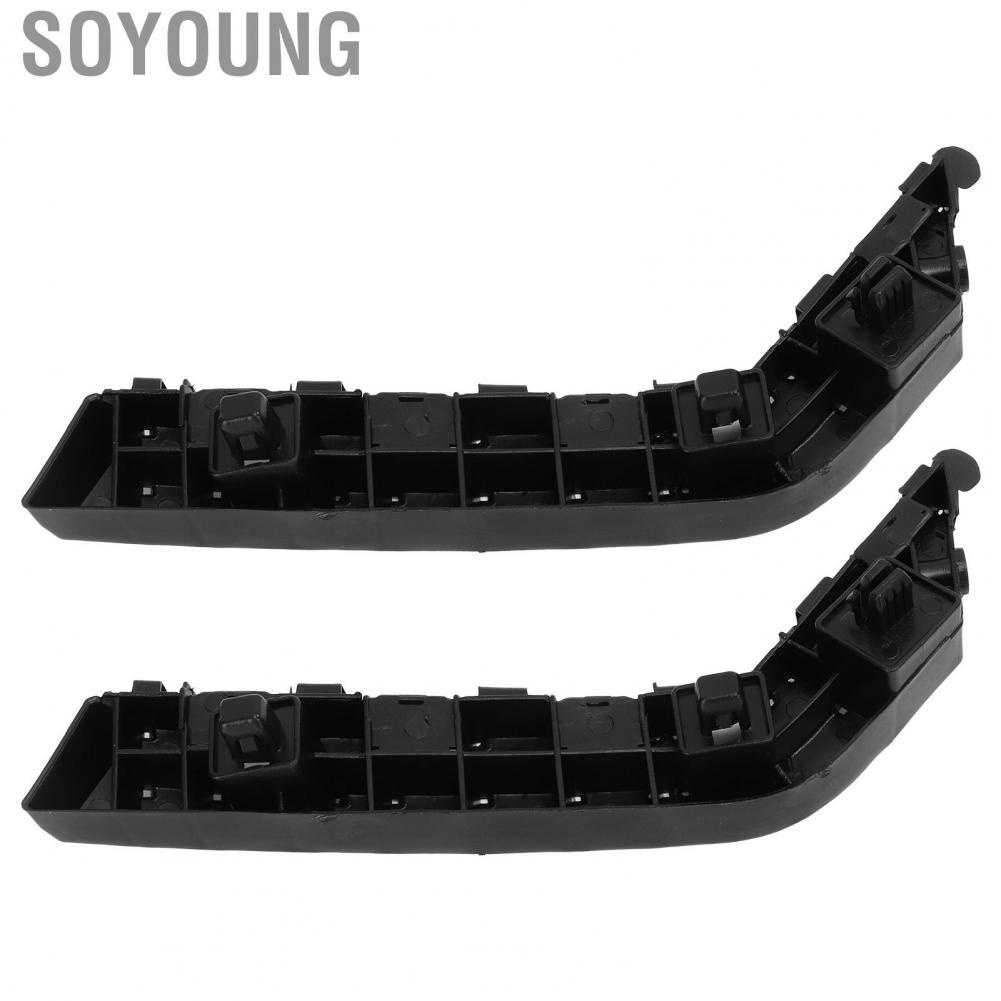 Soyoung Front Bumper Bracket Holder Set  High Strength Durable Impact Resistant 71198  T01 Strong for Car