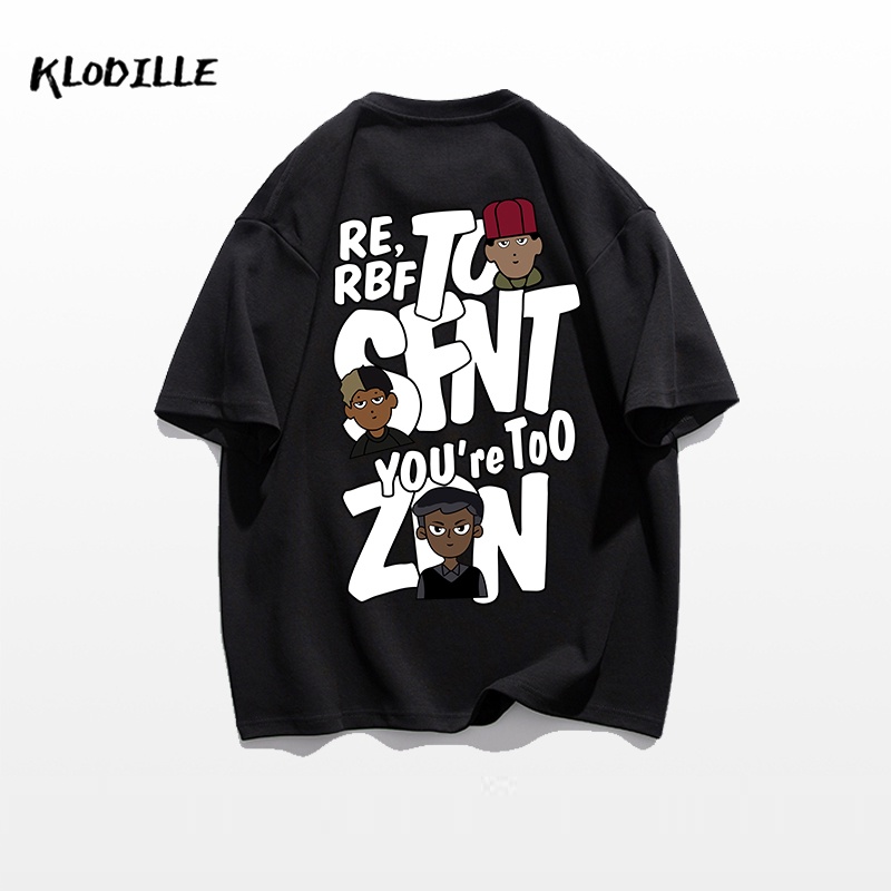 Áo Thun 100% Cotton Tay Ngắn Dáng Rộng In Họa Tiết Thời Trang Cho Nam Và Nữ 2023