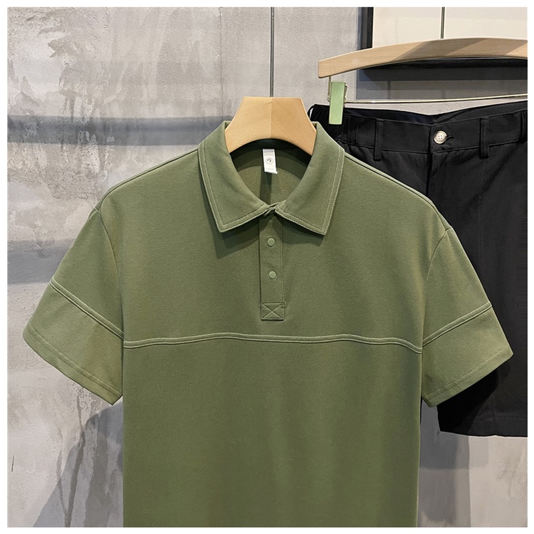 Áo Thun Polo Ngắn Tay Form Rộng Phong Cách Đường Phố Thời Trang Mùa Hè Dành Cho Nam