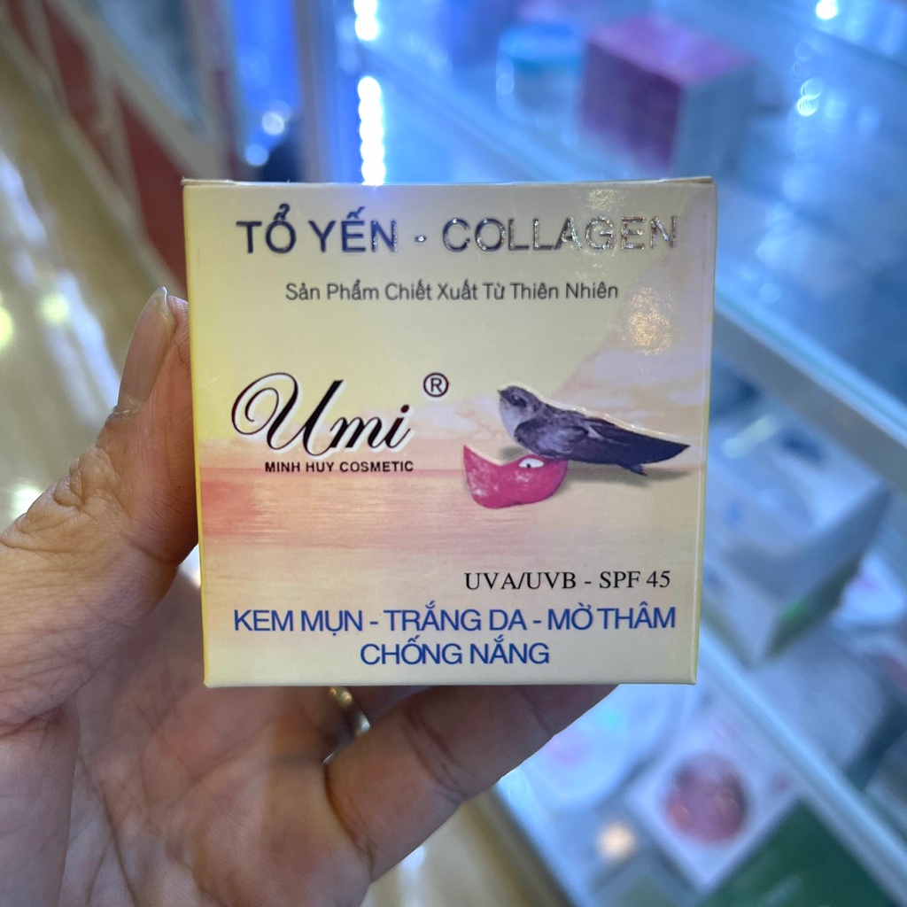 Kem umi yến đỏ collagen 12gr