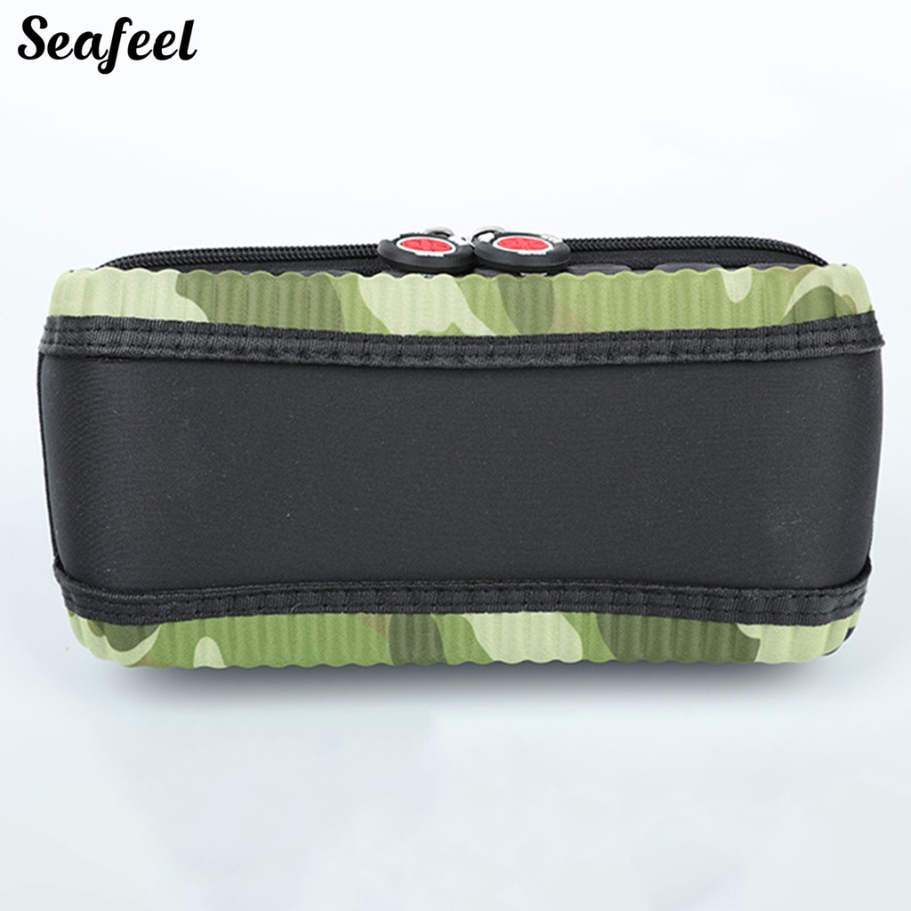 Túi Đựng Bút Chì Sức Chứa Lớn Có Khóa Kéo Hình Xe Tăng Dễ Thương