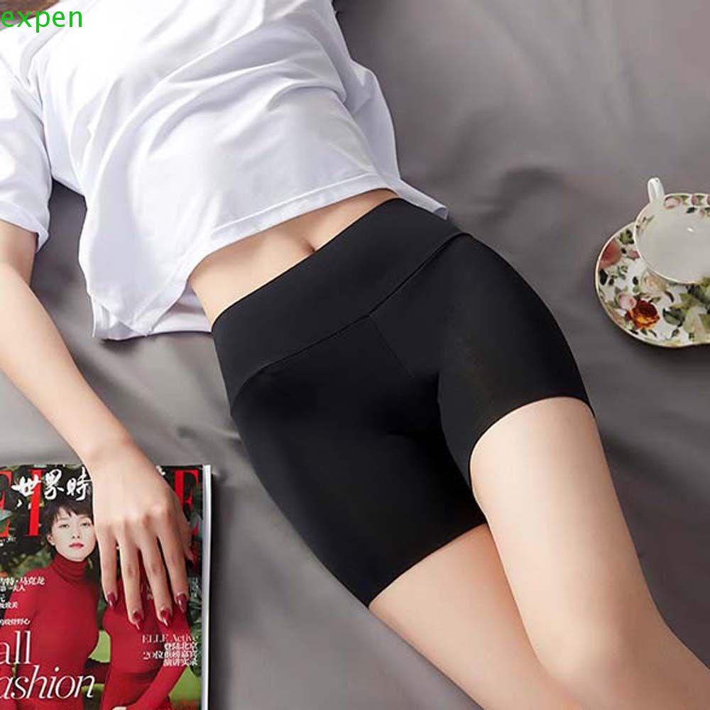 Quần Short An Toàn Bằng Lụa Mát Thiết Kế Đơn Giản Thời Trang Cho Nữ