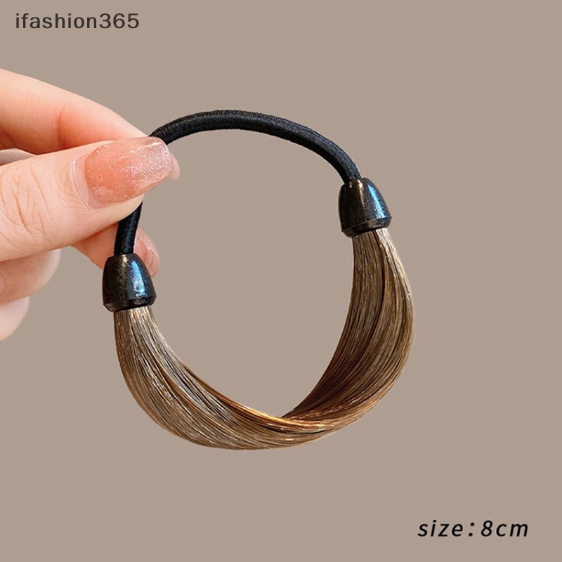 Dây Buộc Tóc Đuôi Ngựa Bằng Cao Su Giả Phong Cách Hàn Quốc Thời Trang ifashion365 Dành Cho Bạn Nữ