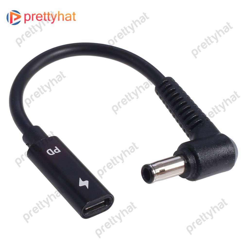 Pd Adapter Sạc Nhanh Cho Laptop Usb C Nữ Đến Góc 90 Độ Dc Cổng Kết Nối Mở Rộng Adapter Chuyển Đổi Khớp Nối prettyhat