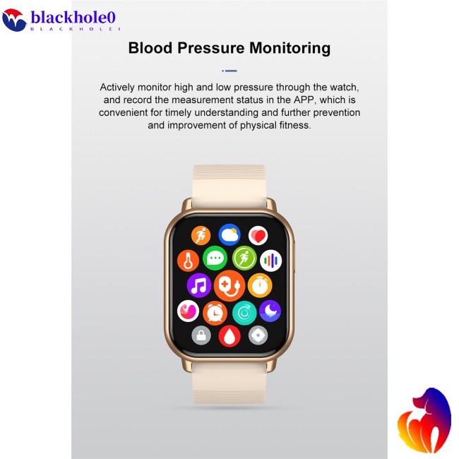 Đồng Hồ Thông Minh BH Zw32 Màn Hình 1.85-inch Hd Theo Dõi Sức Khỏe