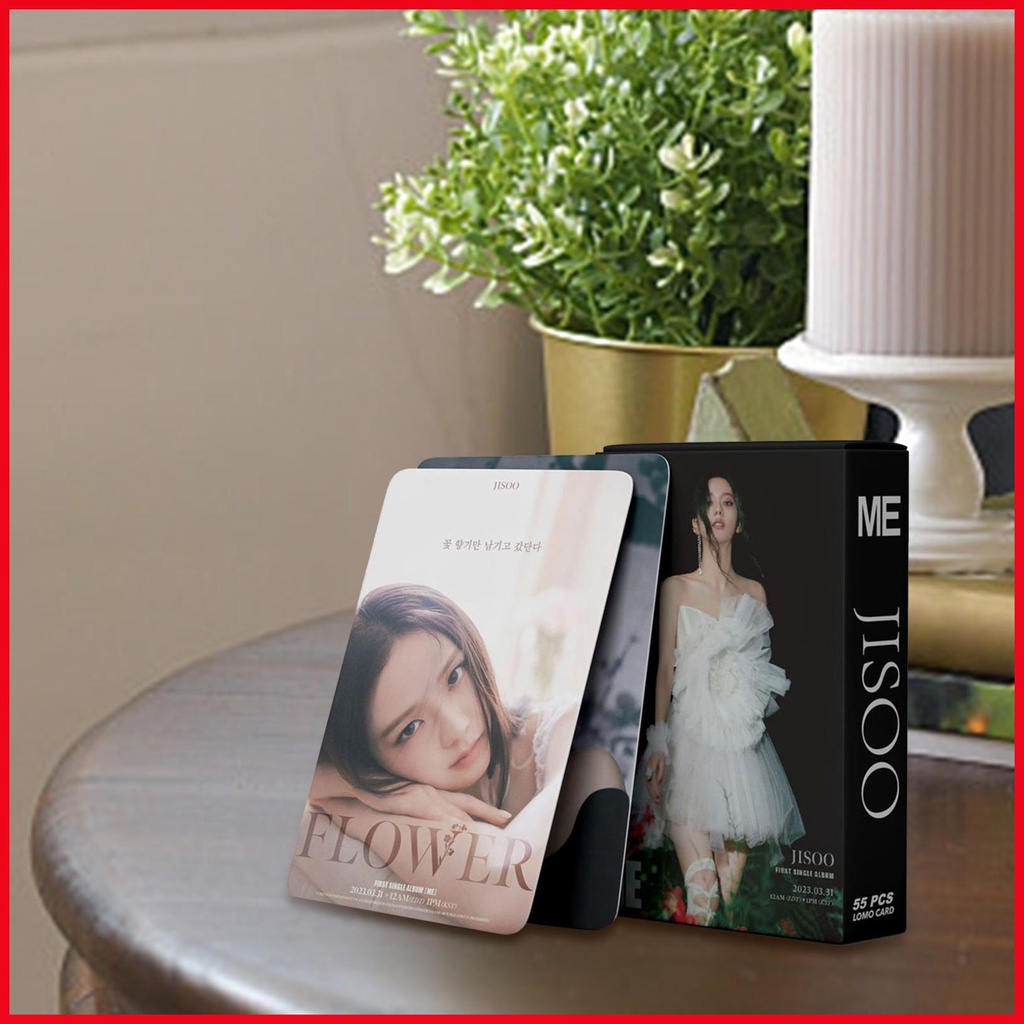 Set 55 Tấm Thẻ Ảnh Lomo Hình Nhóm Nhạc Kim Jisoo