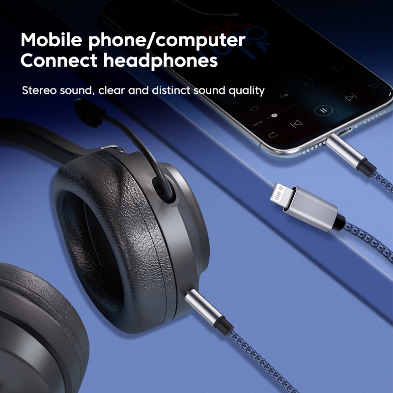 Dây Cáp Âm Thanh 2 Trong 1 3.5mm Type C Aux Cho Điện Thoại