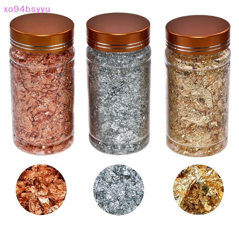 1 Lá Vàng Bạc Xo94Bsyu 2g Dùng Trang Trí Móng Tay