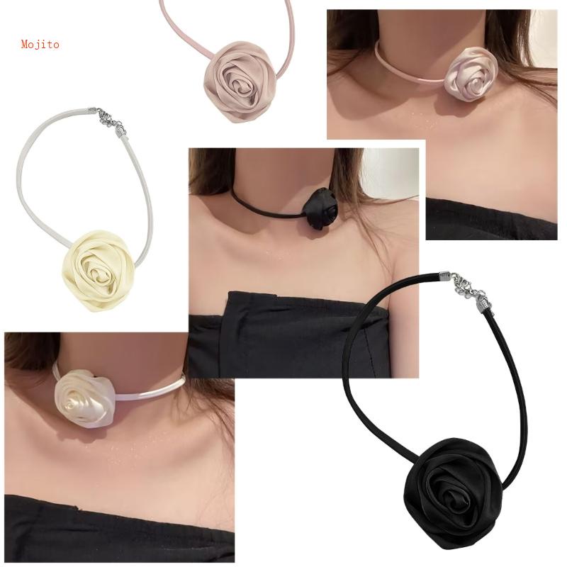 Vòng Cổ Choker Ren Hoa Ngọt Ngào Cho Nữ