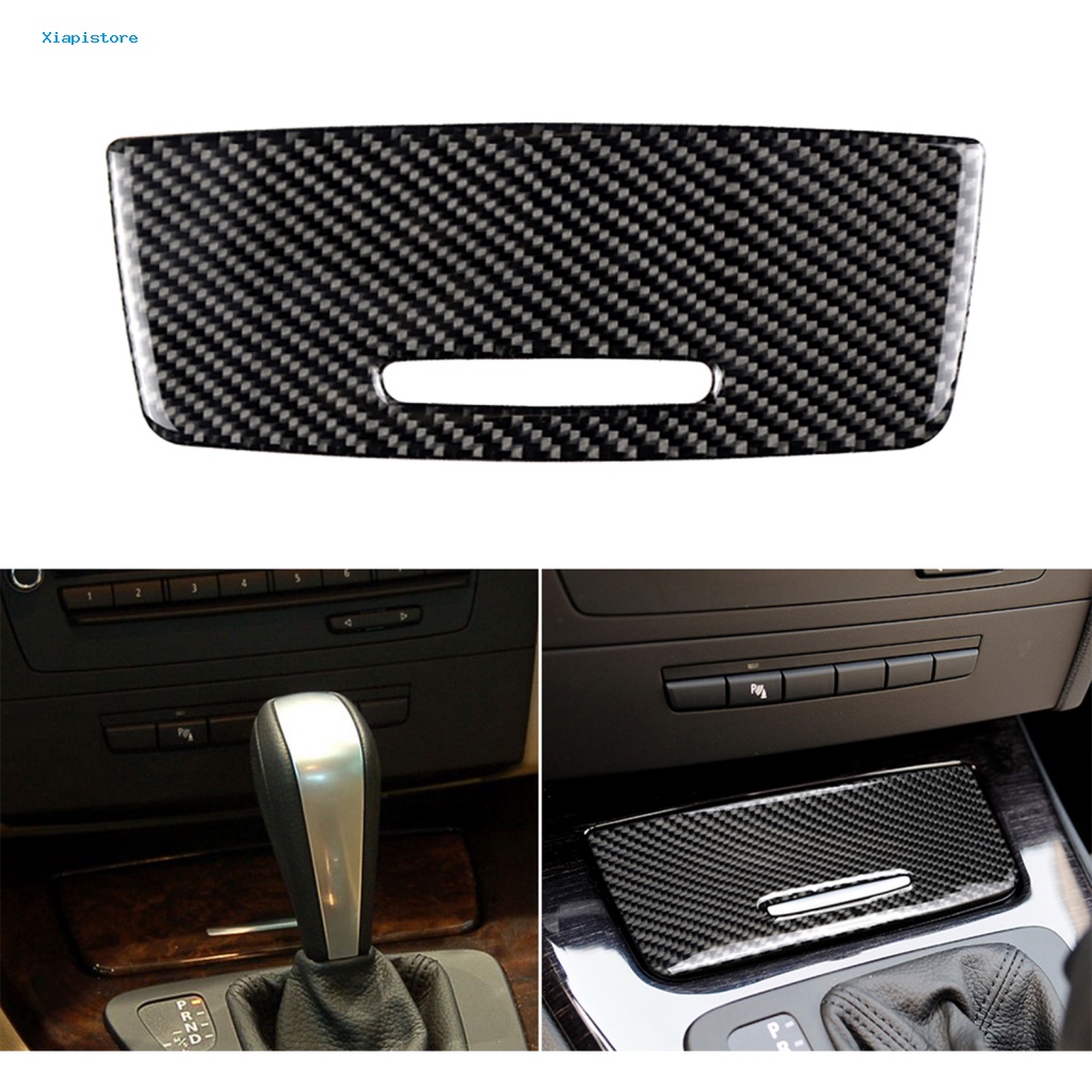 Miếng Dán Bằng Sợi Carbon Trang Trí Bảng Điều Khiển Cần Gạt Số Cho 3 Series E90 E92