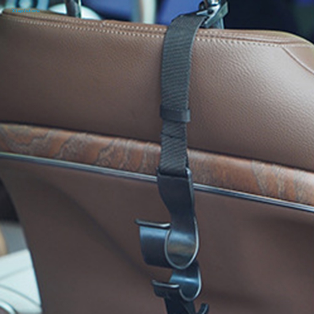 1 Cặp Móc Treo Dù Màu Đen Đa Năng Có Thể Điều Chỉnh Tiện Dụng Cho Xe Hơi