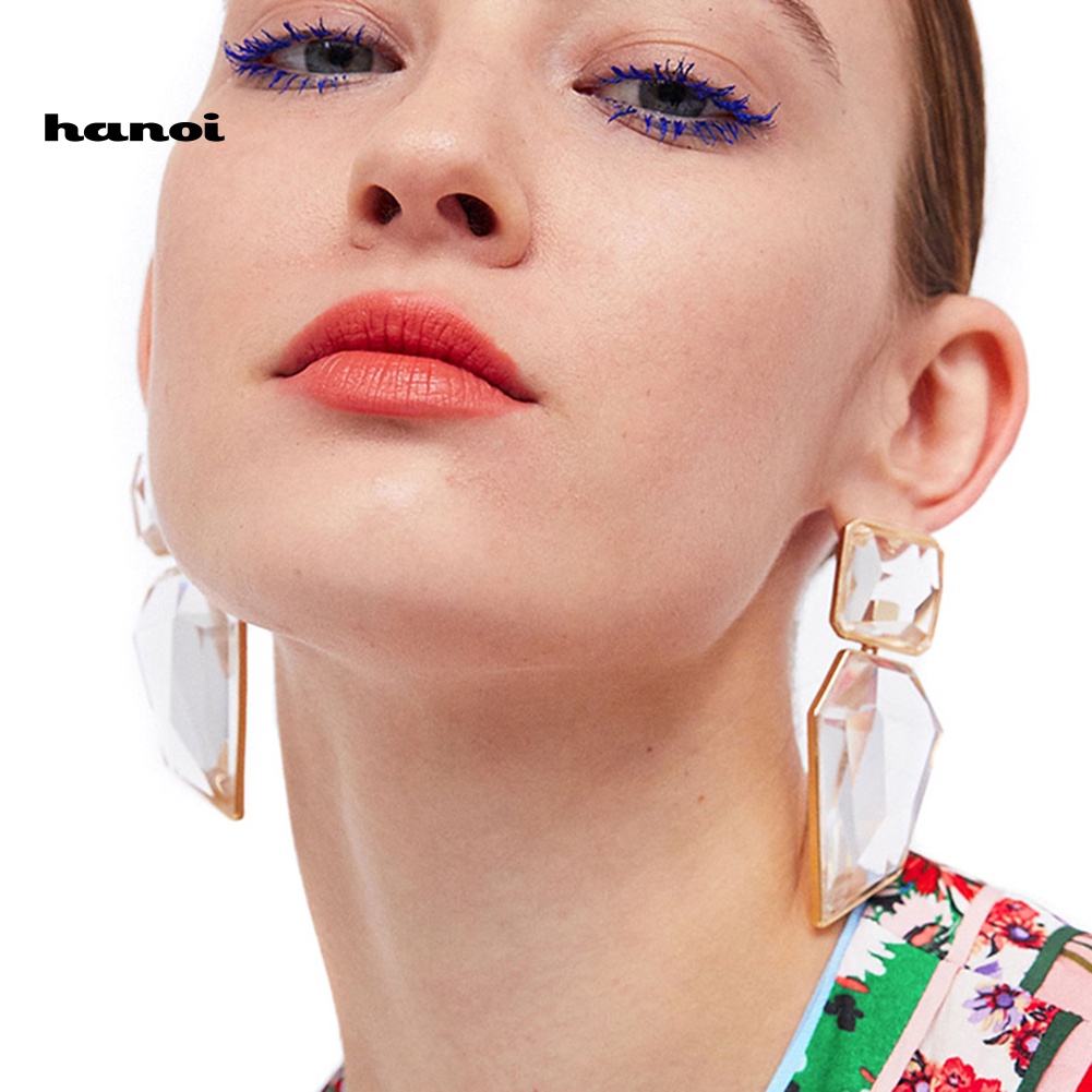 Khuyên Tai Nữ Kiểu Dáng Hình Học Thời Trang Cá Tính