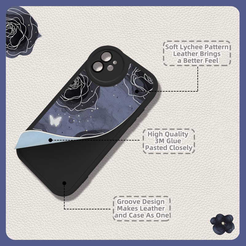 Lambskin Raised lens Phone Case For OPPO Find X5 Pro for Girls Flower bracelet youth originality top grade Soft shell lovely