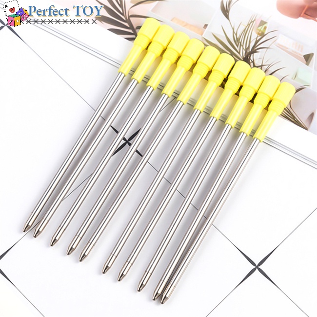 Bút Bi Đầu Kim Loại Ngòi 82mm Có Đính Đá Lấp Lánh