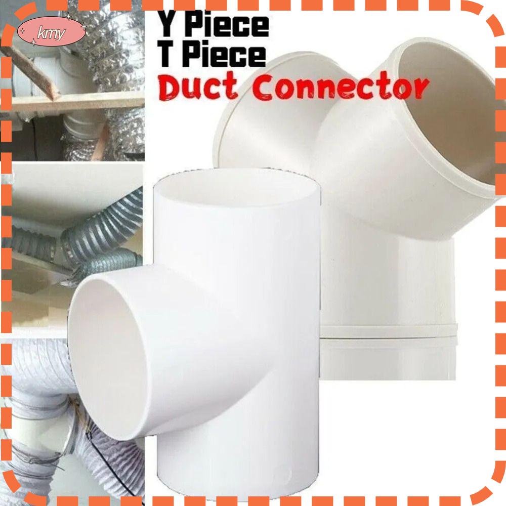 Đầu Nối Ống Thông Gió Nhanh Hình Chữ T / Y Bằng PVC Kích Thước 100 / 150 / 200mm