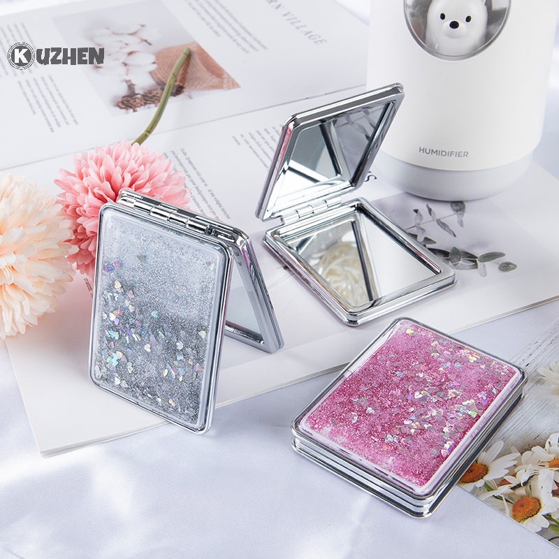 Gương Trang Điểm mini Bỏ Túi kuzhen