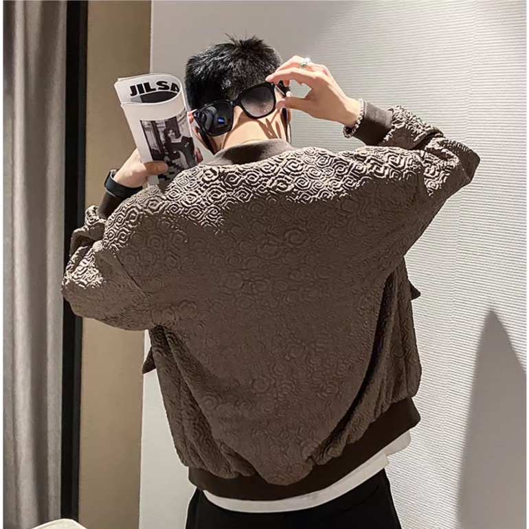 Áo Khoác Bóng Chày Phong Cách Đường Phố Thời Trang Xuân Thu Mới Cho Nam