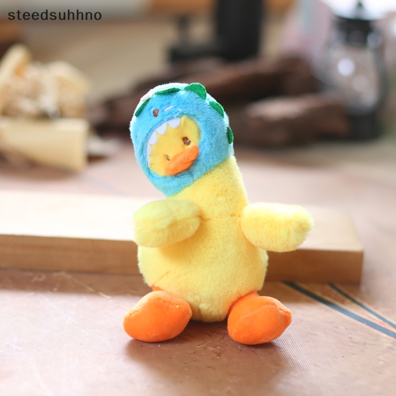 Móc Khóa Vịt Nhồi Bông Dễ Thương Dùng Trang Trí Túi Xách hhno