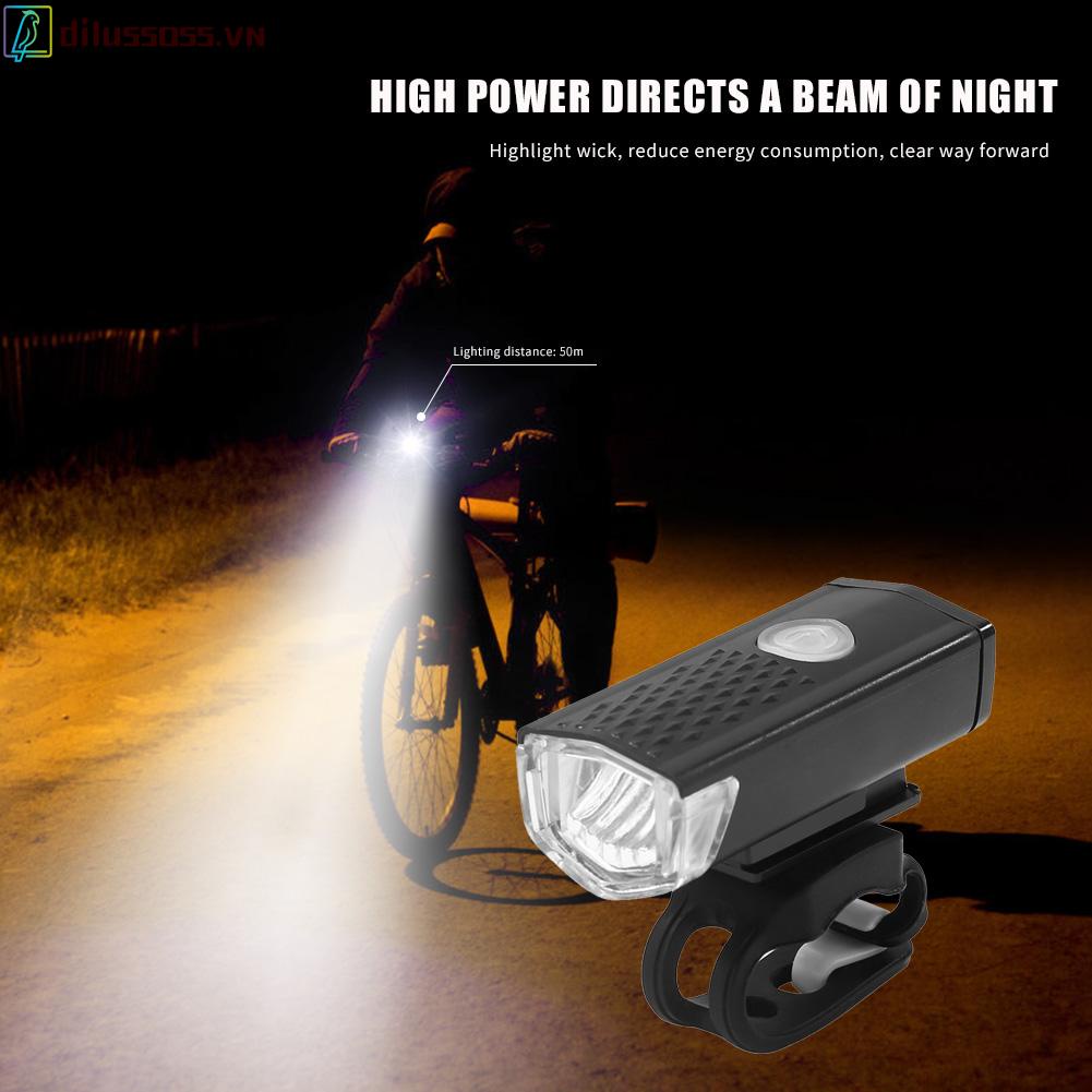 Bộ Đèn Pha LED Và Chuông An Toàn Ban Đêm Cho Xe Đạp