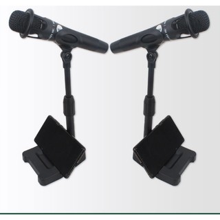 Giá đỡ kẹp micro đế tròn để bàn livestream, trợ giảng