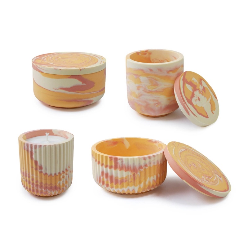 Khuôn Silicone Làm Đế Nến Trang Trí Nghệ Thuật