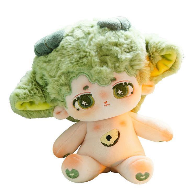 Hàng Mới Về  Búp Bê Em Bé Vải Cotton 20cm Màu Nude Không Gây Kích Ứng