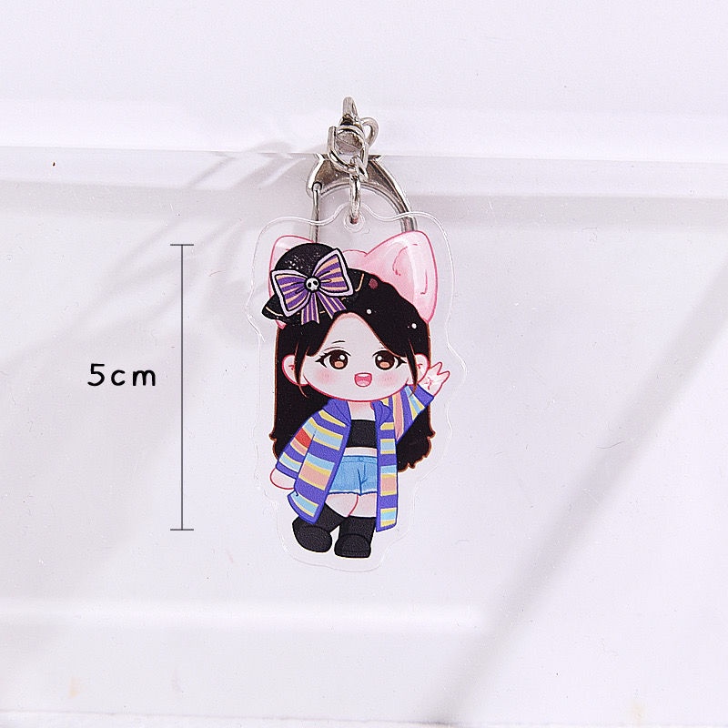 Hàng Mới Về Móc Khóa acrylic Hai Mặt Họa Tiết Hoạt Hình cheng xiao disney Chất Lượng Cao