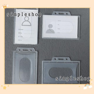 Set 5 Miếng Nhựa Trong Suốt Đựng Thẻ ID Trường Học Tiện Lợi