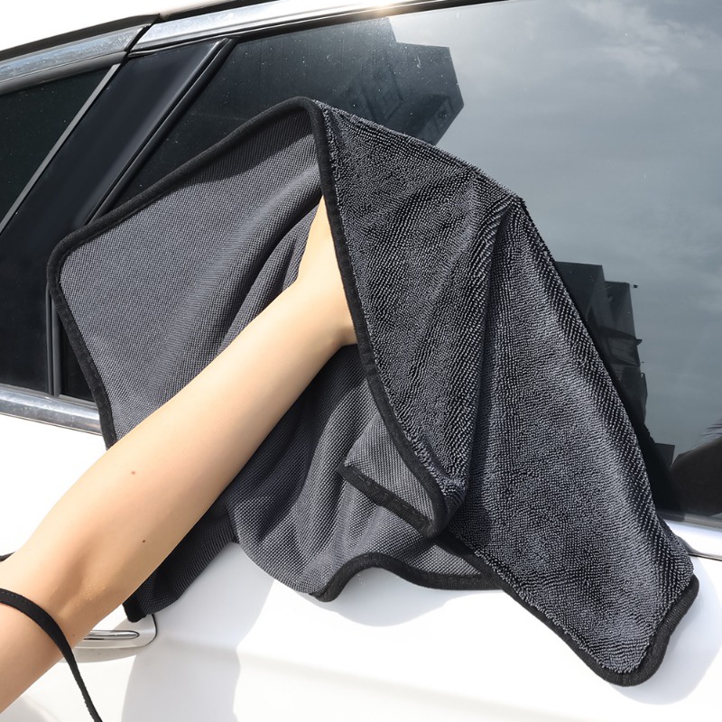 Set 1 / 5 / 10 Khăn Lau Kính Xe Hơi Chất Liệu Microfiber Thấm Hút Nước Tốt