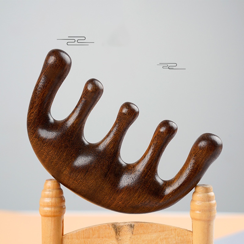 Lược gỗ đàn hương mát xa da đầu dành cho cả nam và nữ