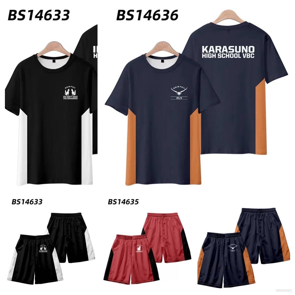 Áo Thun Cotton YB4 Haikyuu volleyball juvenile Yu Nishinoya BY4