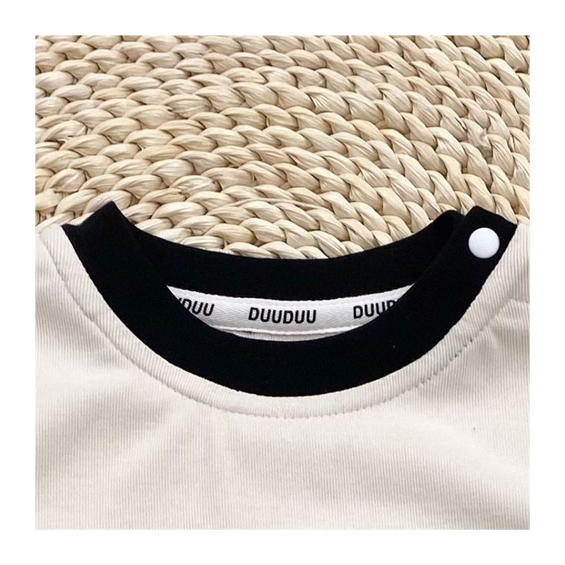 Bộ Áo Liền Quần Tay Lỡ In Hoạt Hình Dành Cho Bé Sơ Sinh