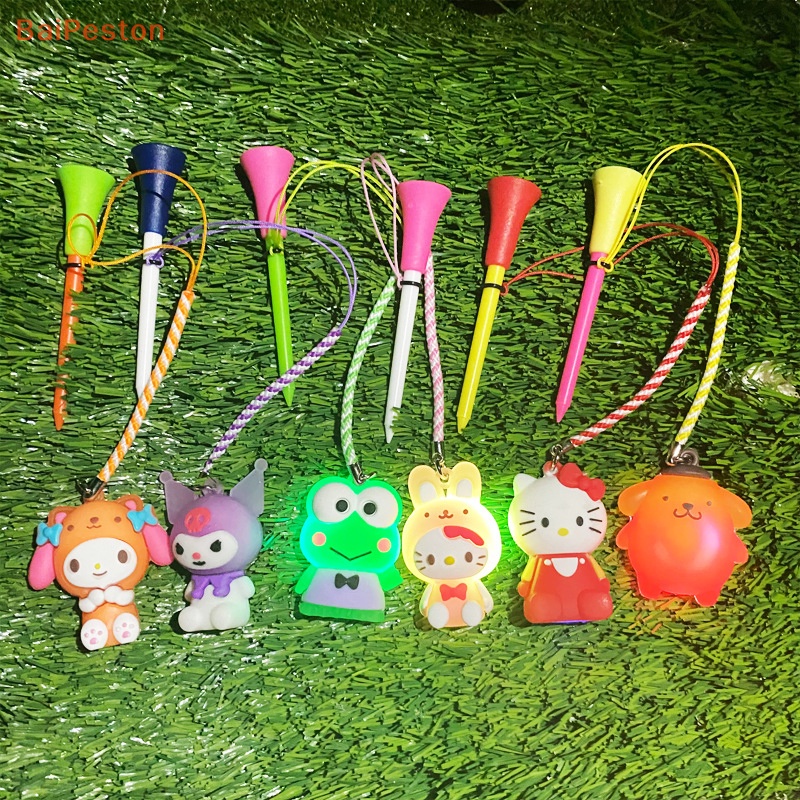 1 Tee Bóng Golf Có Đèn LED Phát Sáng Họa Tiết Hoạt Hình Chống Mất