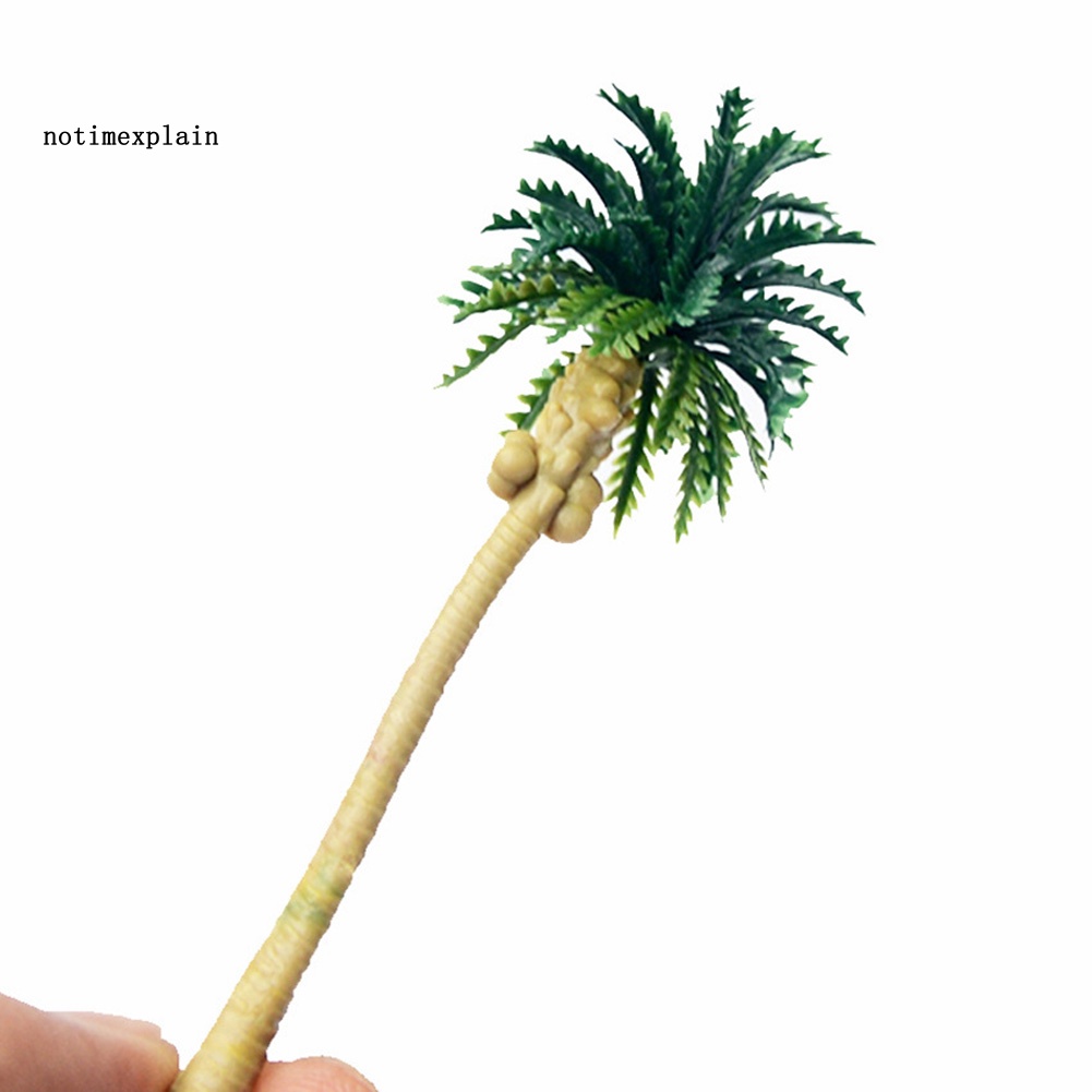 Set 10 Mô Hình Cây Dừa Giả Trang Trí Tuyệt Đẹp