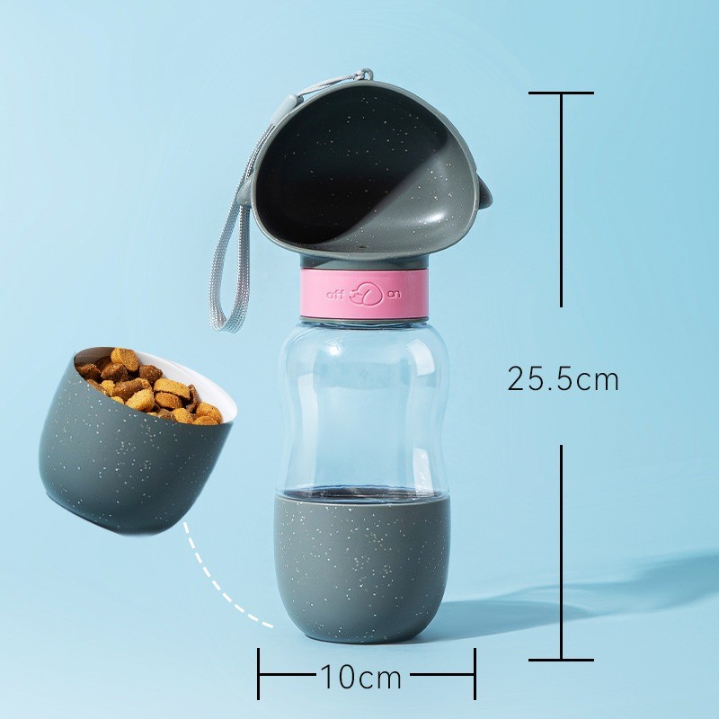 BÌNH NƯỚC DU LỊCH CHO CHÓ MÈO VÂN ĐÁ TIỆN LỢI